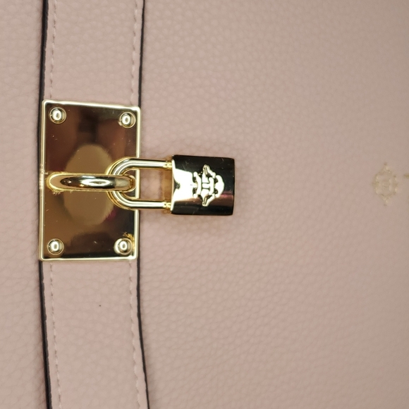 πHPπNanette Lepore πNWTπ Mini Light Pink Vegan Leather Crossbody Purse!ππ - Picture 3 of 12